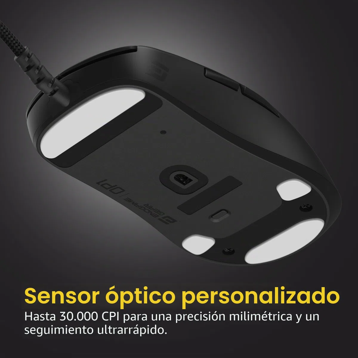 ENDGAME GEAR OP1 8k v2 Negro - Ratón para Juegos Esports con Cable, Sensor óptico de 30K dpi, sondeo de 8000 Hz, interruptores Intercambiables en Caliente y diseño de Agarre de Garra