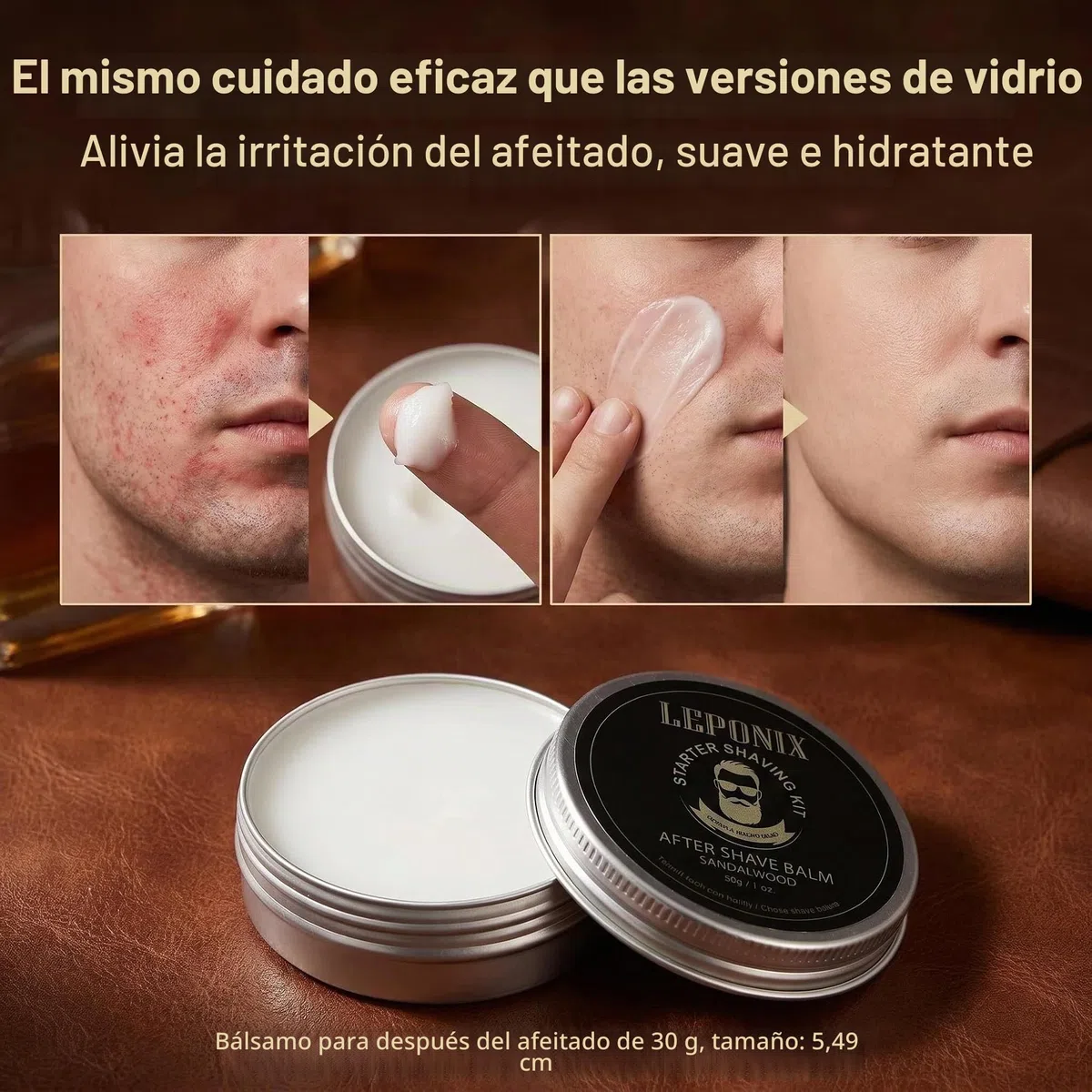 Set de afeitado para hombre, set de afeitado para hombre, incluye sándalo crema de afeitar, jabón de afeitar, cepillo de afeitar, cuenco de afeitar para hombres, caja de regalo para novio