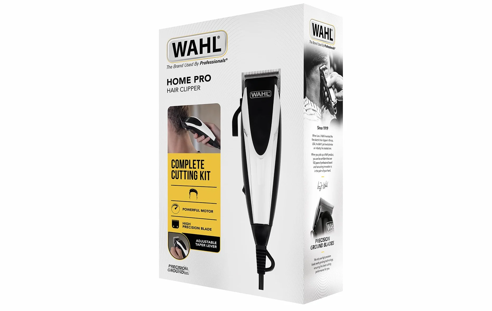 Wahl Home Pro, Kit de corte de pelo, Máquina de cortar pelo con cable para hombre, Máquina de cortar pelo para hombre, Corte de pelo DIY, Corte de pelo en casa