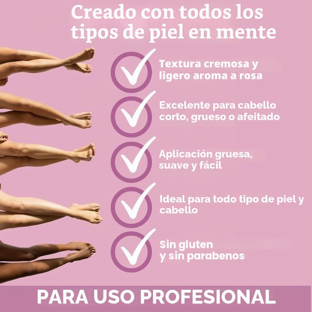 Cirepil Escential Rose - Cera caliente (805 g)