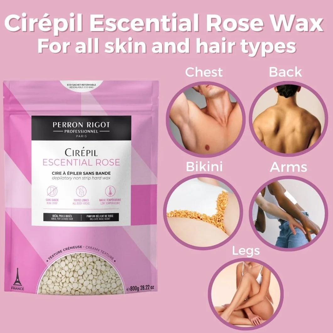 Cirepil Escential Rose - Cera caliente (805 g)