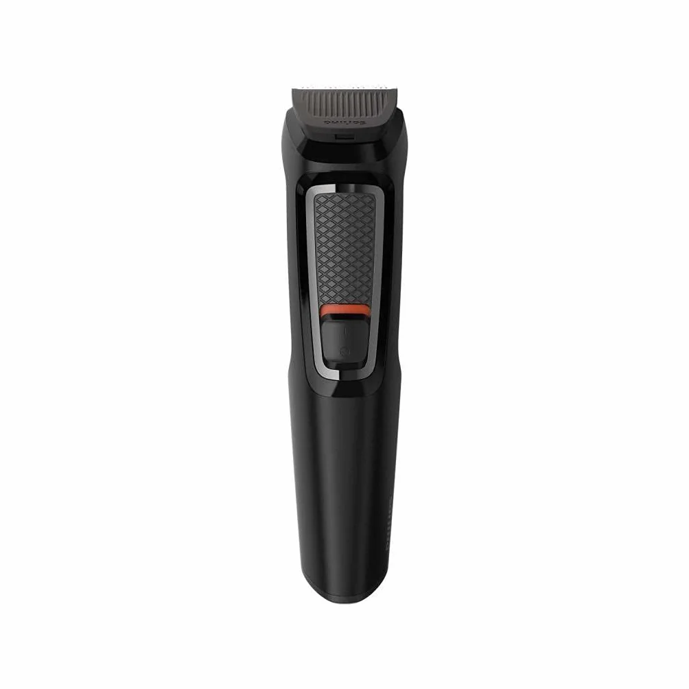 Philips Recortadora de Barba Serie 3000, Barbero, Máquina Cortar Pelo, Cortapelos Hombre, Kit 7 en 1 Para Cara, Pelo, Orejas y Nariz, 60min de uso, En Seco y Húmedo, Recargable, Funda, MG3720/15
