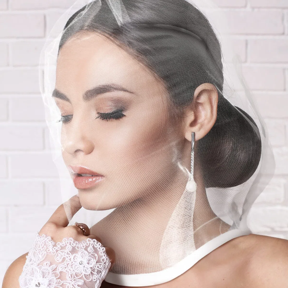 Loopeer 6 fundas protectoras de maquillaje, lavables, ligeras y aireadas, de gasa de nailon, protege el cabello y el maquillaje mientras te vistes, cierre de cremallera, máscara cosmética reutilizable