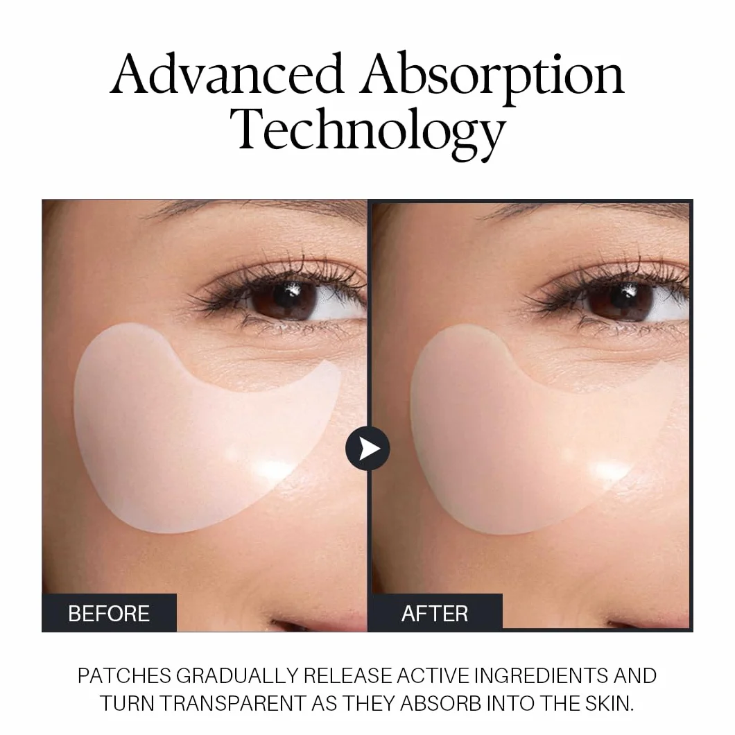 d’Alba Parches Ojos Bolsas y Ojeras – White Truffle Intensive Eye Patch 90 g (68 unidades), Mascarillas Contorno de Ojos Antiedad, Hidratantes e Iluminadoras – Korean Skincare