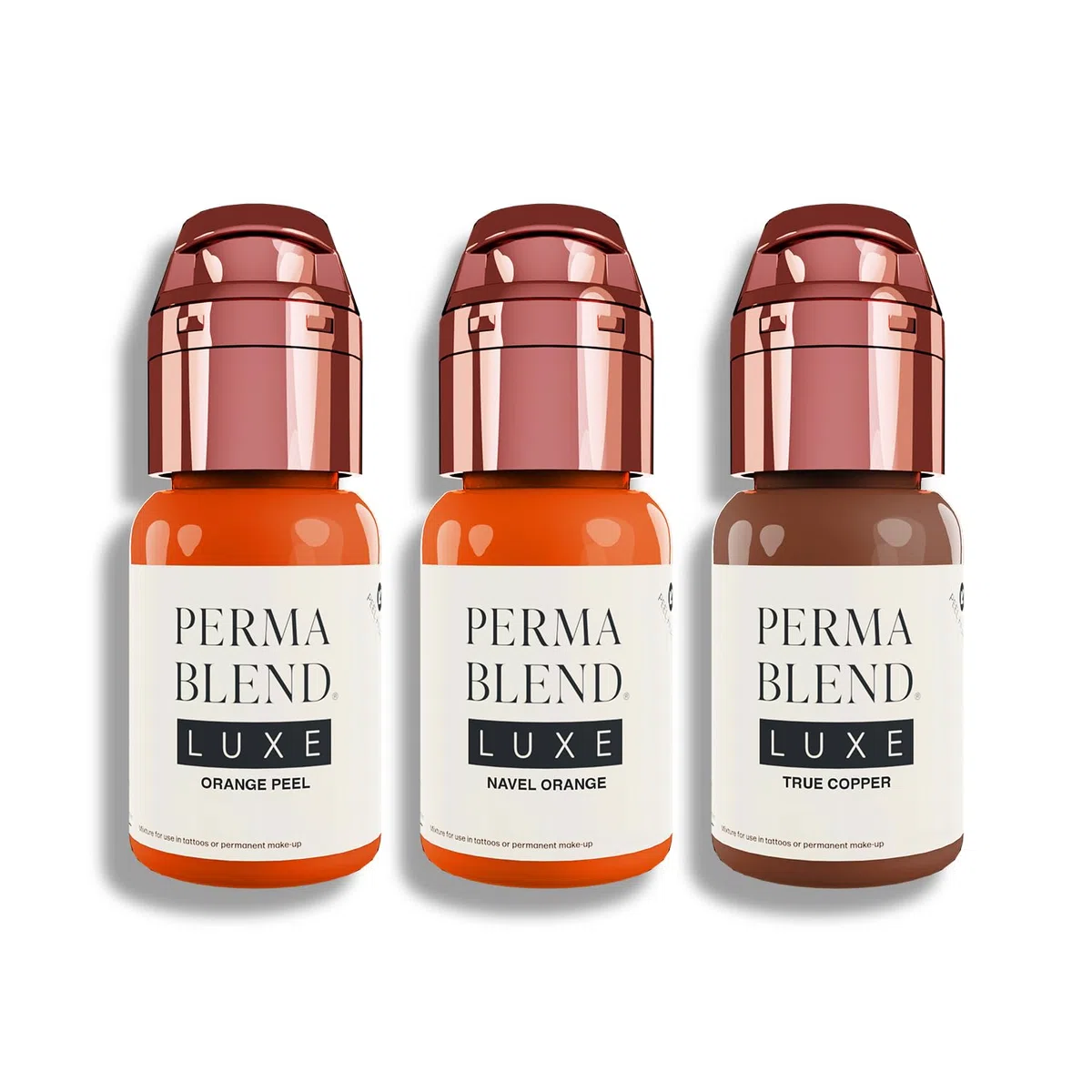 Perma Blend - Juego de 3 pigmentos para tatuajes y cejas de lujo (15 ml, accesorios profesionales para microblading)
