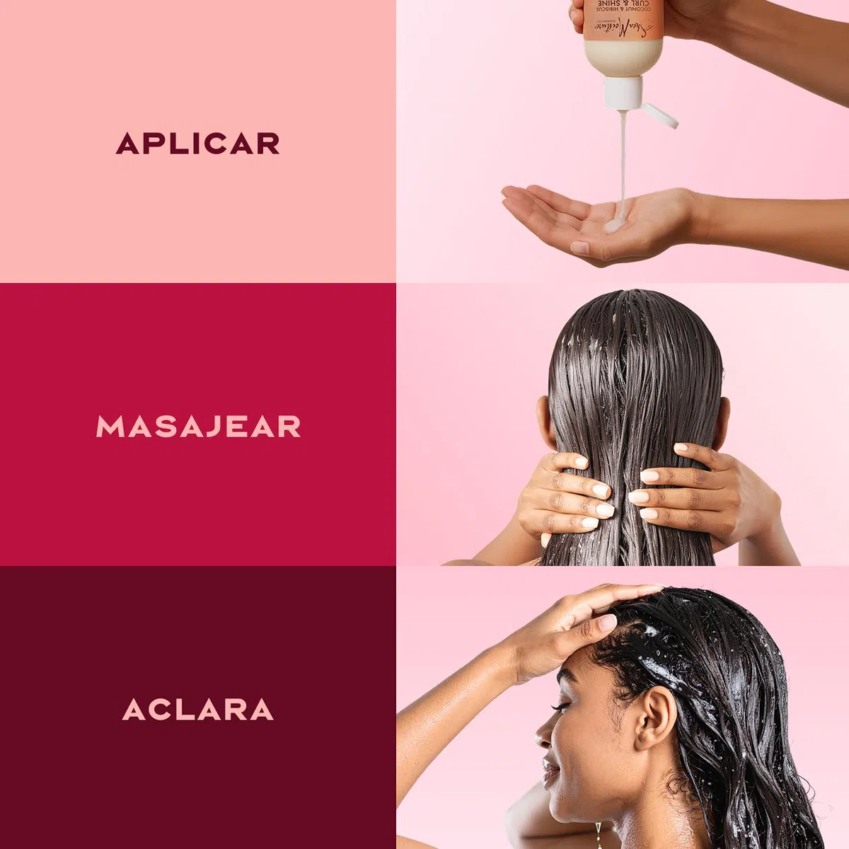 SheaMoisture Champú y Acondicionador para cabello grueso y rizado con Coco e Hibisco pack para el cuidado del cabello 2x 384 ml - 2 productos