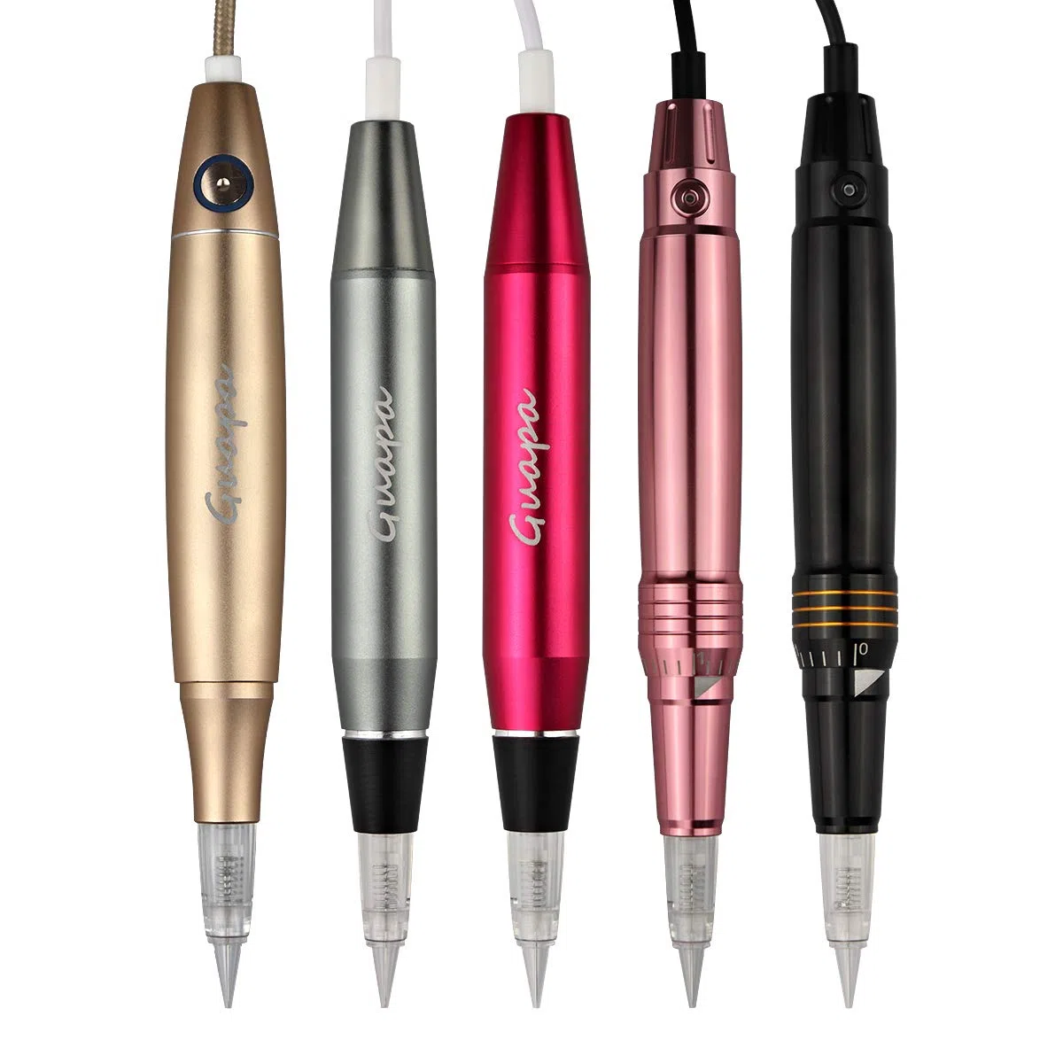 20 piezas Agujas Maquillaje Permanente para Delineador de cejas Máquina en Espiral Labios y Tatuajes Pequeños (3R)