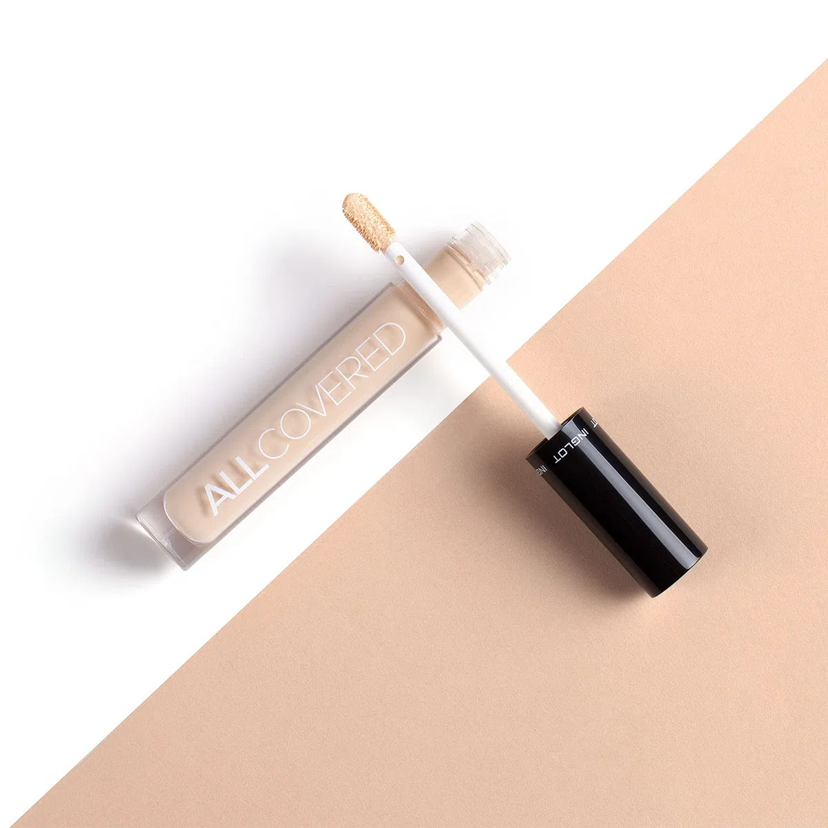 Inglot All Covered Under Eye Concealer, diseñado para la piel sensible bajo los ojos, fórmula impermeable y sedosa, 4,2 ml: 101
