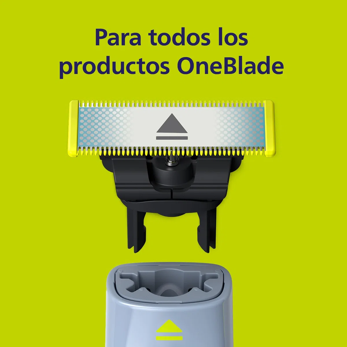 Philips OneBlade First Shave cuchillas, compatibles con todos los mangos OneBlade y OneBlade Pro, para piel facial muy sensible, 2 unidades (modelo QP225/50)