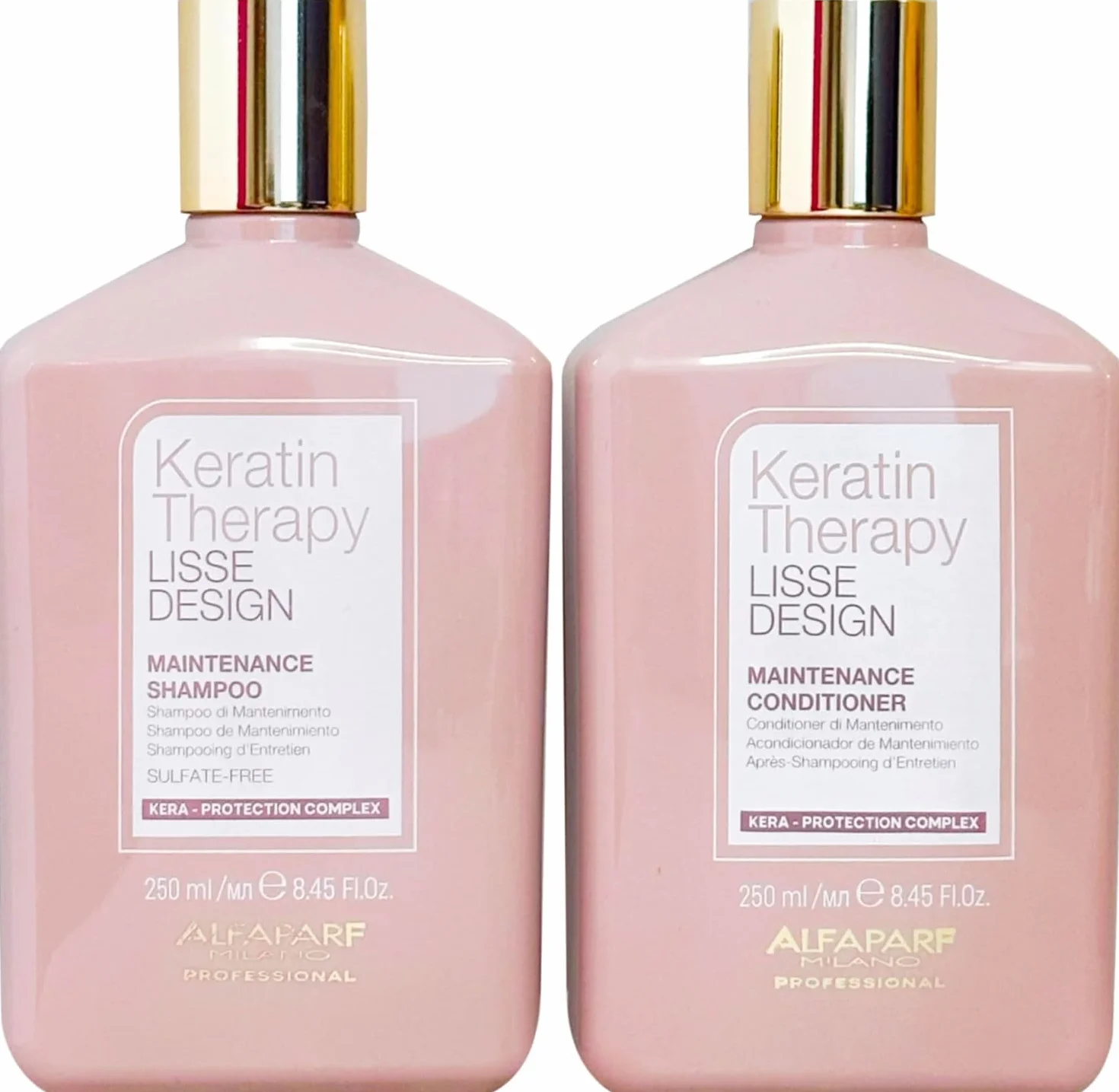 Alfaparf Keratin Therapy Lisse Design Maintenance Shampoo250ml Conditioner250ml