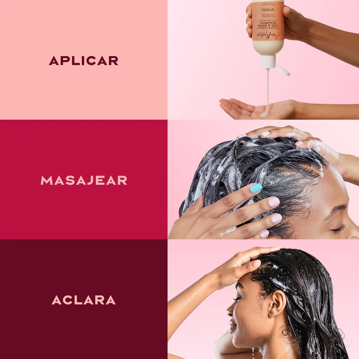 SheaMoisture Champú y Acondicionador para cabello grueso y rizado con Coco e Hibisco pack para el cuidado del cabello 2x 384 ml - 2 productos