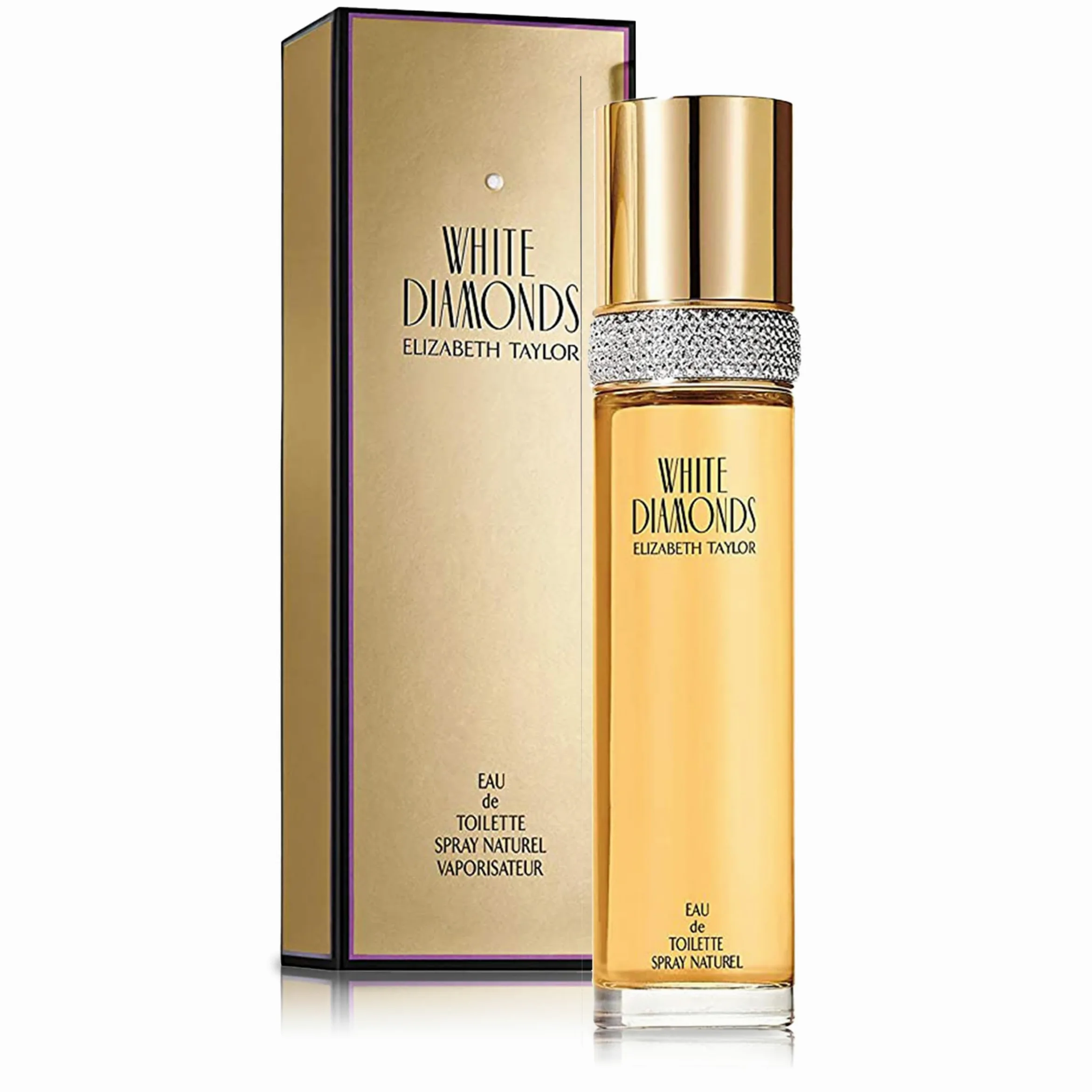 Elizabeth Taylor - White Diamonds, Eau de Toilette para Mujer, en Spray, Aroma Floral, Perfume Rico y Lujoso, a base de Notas Vivificantes