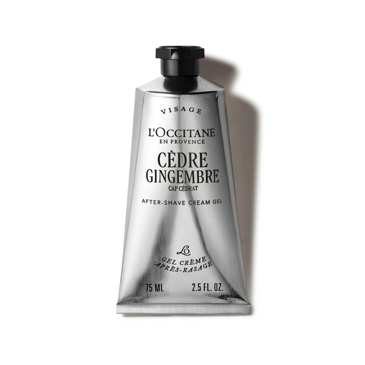 L'OCCITANE - Gel Crème Aftershave Cèdre Gingembre (anteriormente Cap Cédrat) - 75 ml - Hidrata y reduce las irritaciones - Fabricado en Francia