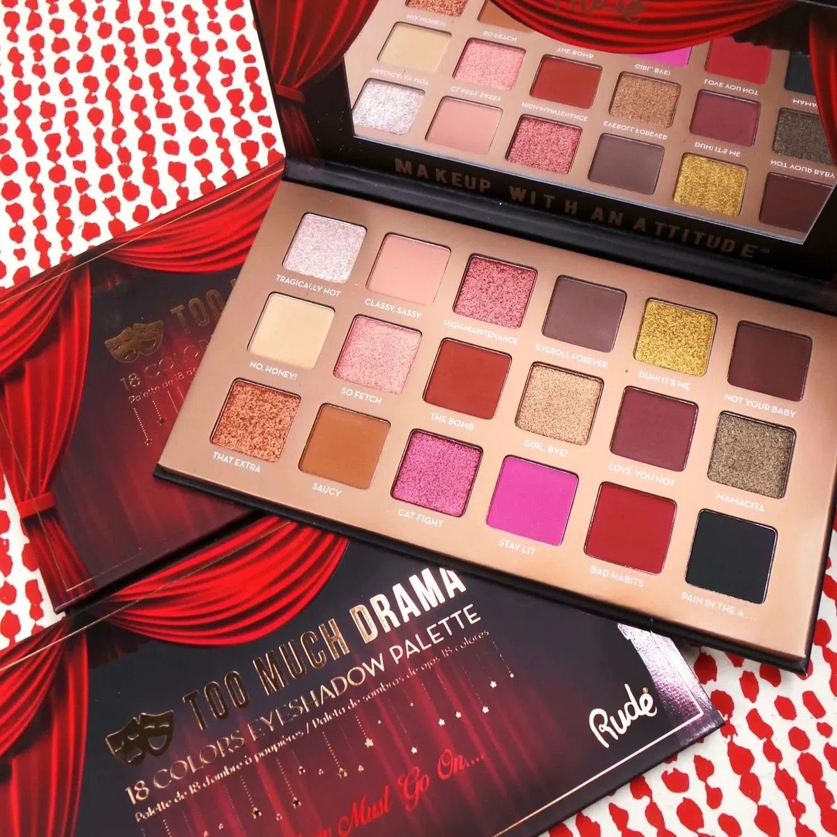 RUDE? Too Much Drama - 18 Eyeshadow Palette