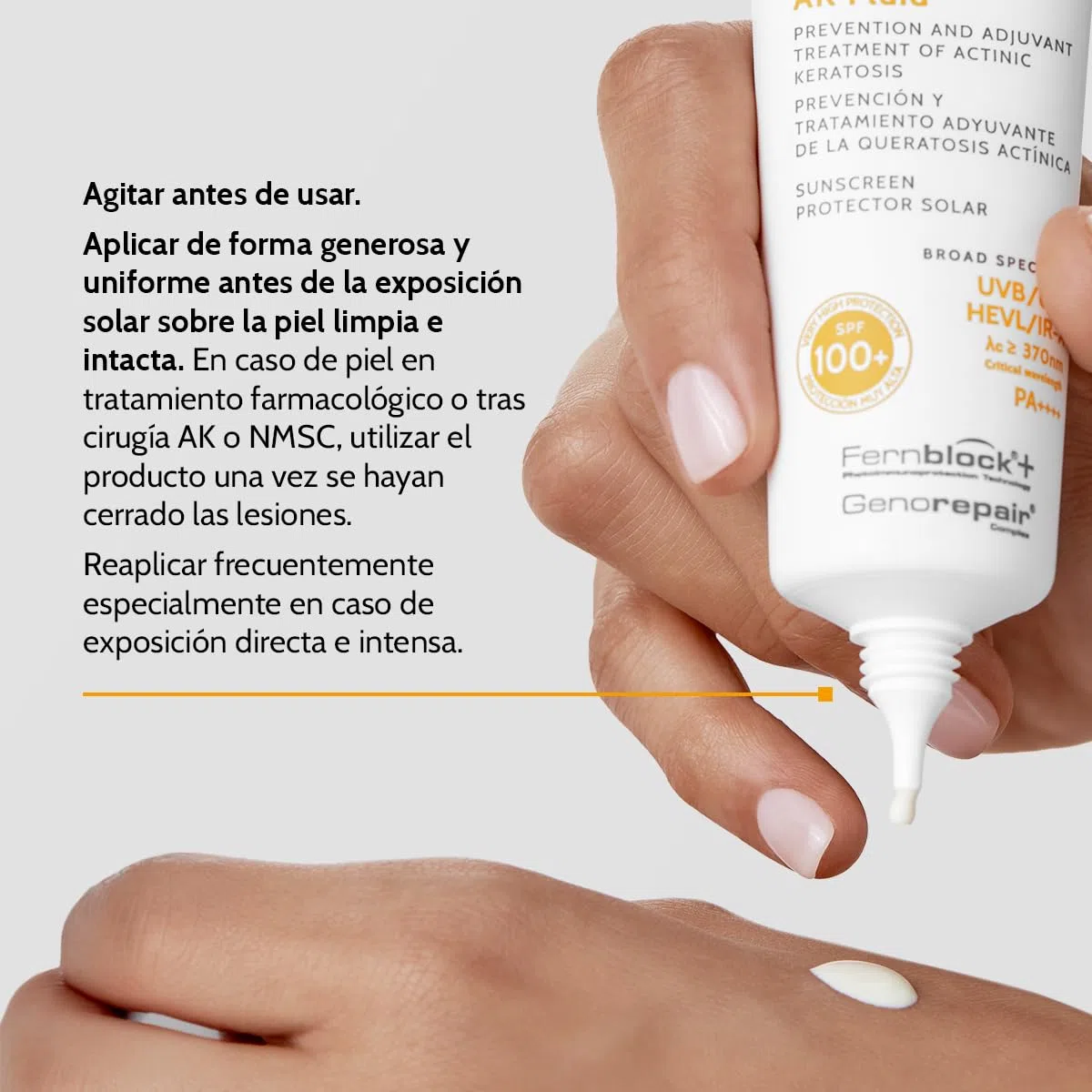 Cantabria Labs - Heliocare 360º MD AK Fluid - 50 ml - Protección Solar - Prevención Queratosis Actínica - Textura Fluida No Comedogénica