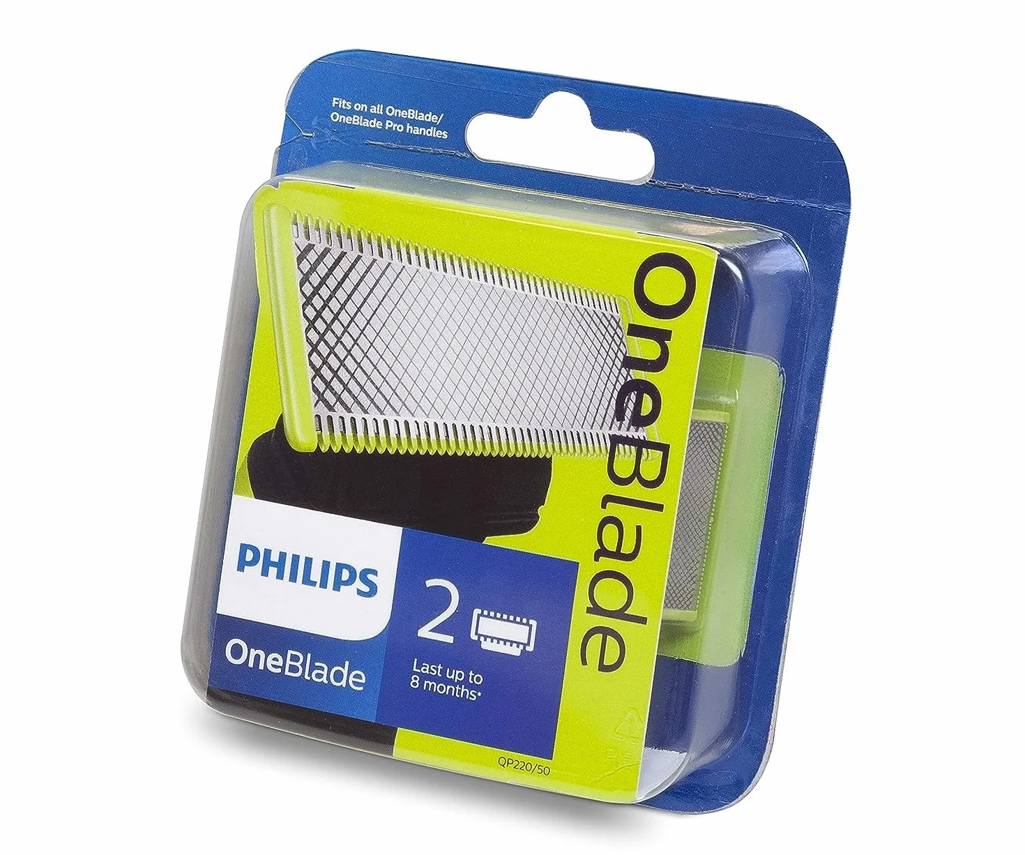 Philips OneBlade - Cuchilla de repuesto – Paquete de 2 unidades