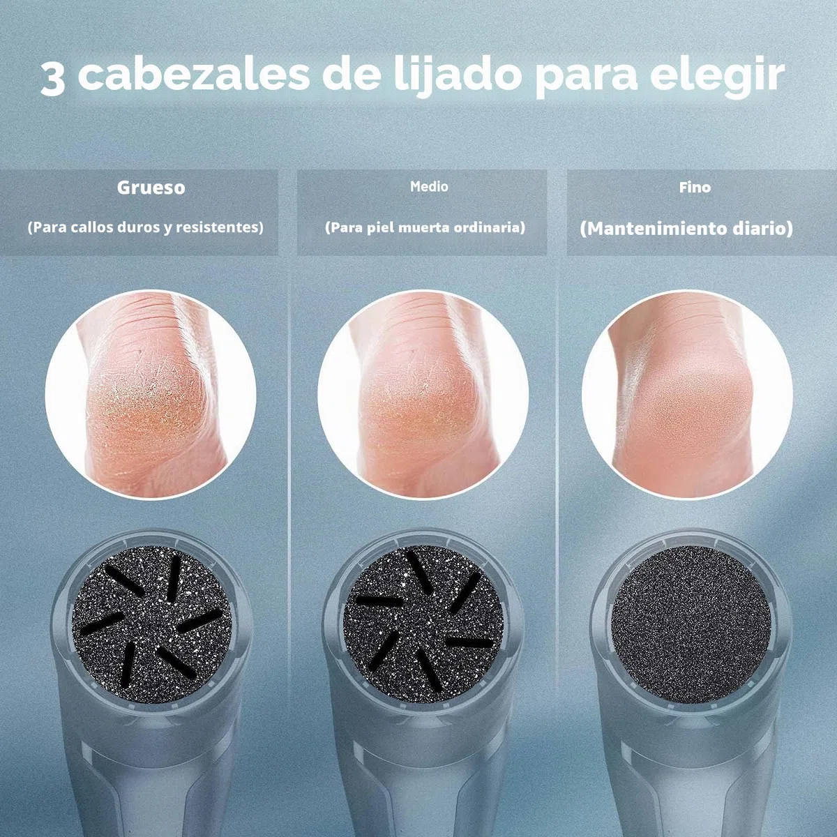 Lima Electrica Pies Recargable Callos Pies Eliminar con Succión al Vacío 3 Repuesto Rodillos 2 Velocidades IPX7 Impermeable Quita Durezas Electrico Pedicura Profesional Durezas Pies