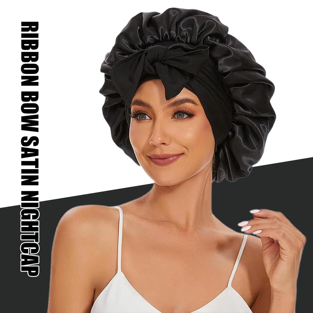 Gorro de Seda de Morera 100% Natural para Mujer - 1 Pieza, Suave y Cómodo para Dormir, Pelo de Seda