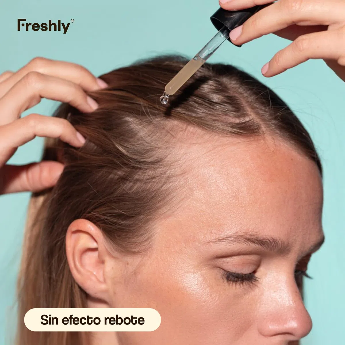 Freshly - Tratamiento Serum Capilar Anticaída del Pelo Hair Growth & Density Treatment - Fórmula 99,9% Natural - Para el Crecimiento y Densidad del Cabello - Pelo Fuerte y Saludable - 50 ml