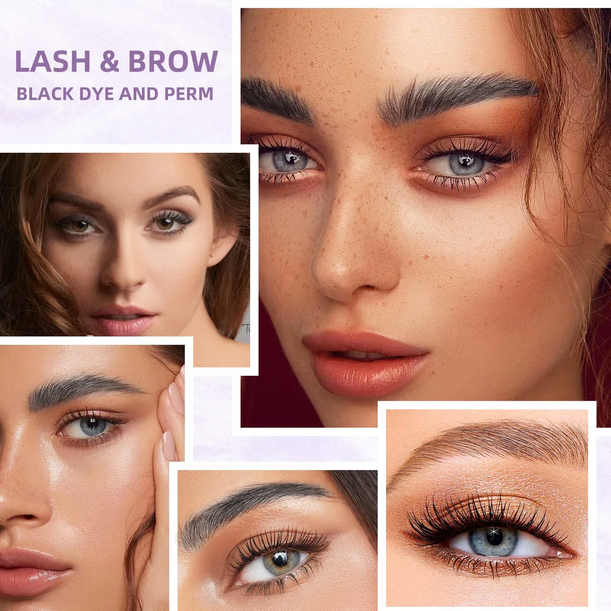 PERMANIA Kit Lifting de Pestañas y Tinte, Negro Tinte Pestañas and Lifting Pestañas, Lash Lift and Tint Kit para Salón y Uso Doméstico, También Funciona en Laminación y Teñido de Cejas