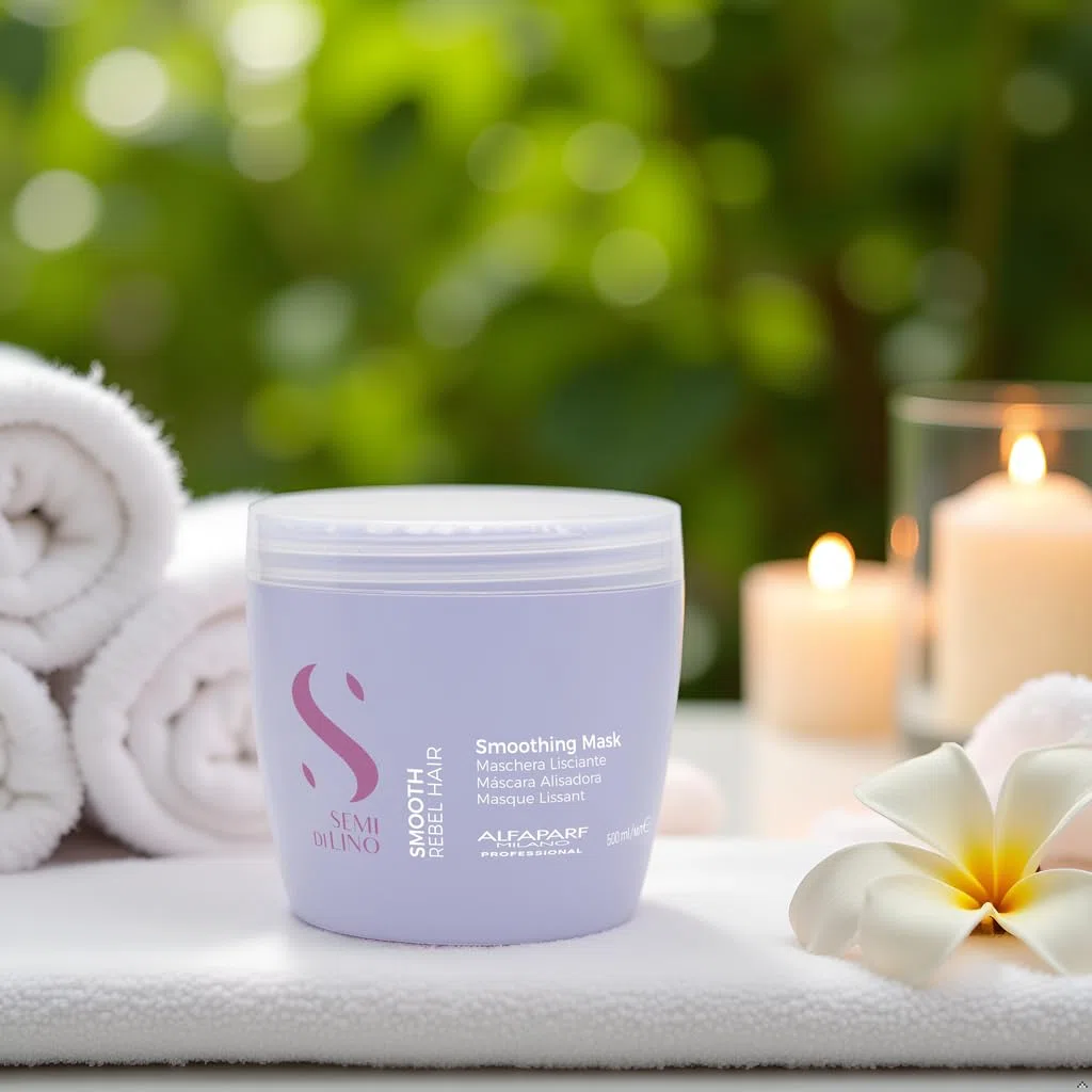 AlfaParf Semi Di Lino Smooth Smoothing Mask 500 Ml