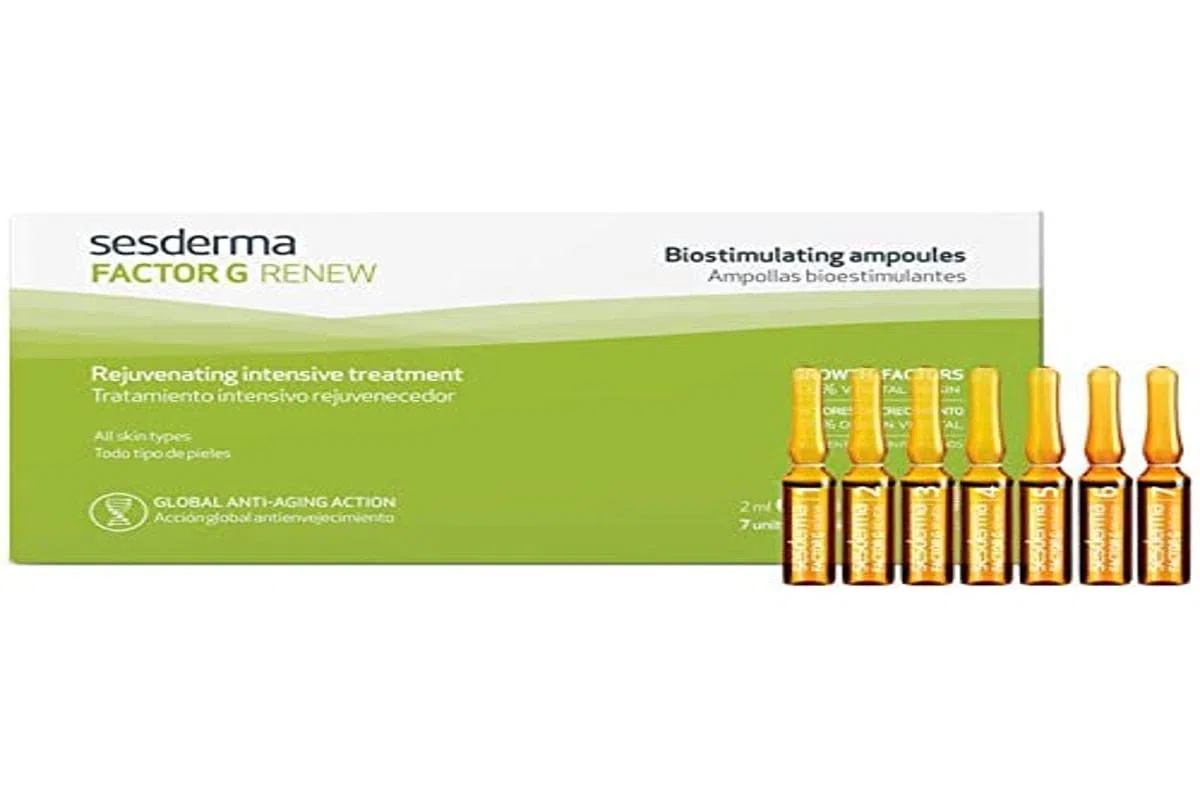 Sesderma Factor G Renew - Ampollas Bioestimulantes con 7 Unidades, 2 ml, 1 unidad