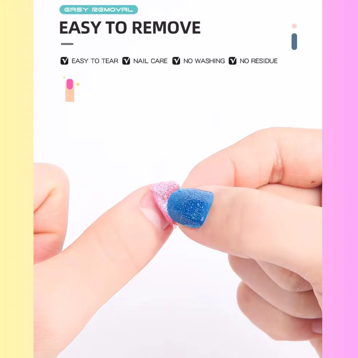 GLAM NAIL - Maquina Uñas Niñas, Kit Pegatinas Para Niña, Set Laminas Manicura, Juguetes Stickers Nails, Recambios Cosas Belleza Infantil, Juegos Con Pintauñas, Regalo Niños 6 7 8 9 10 11 12 Años