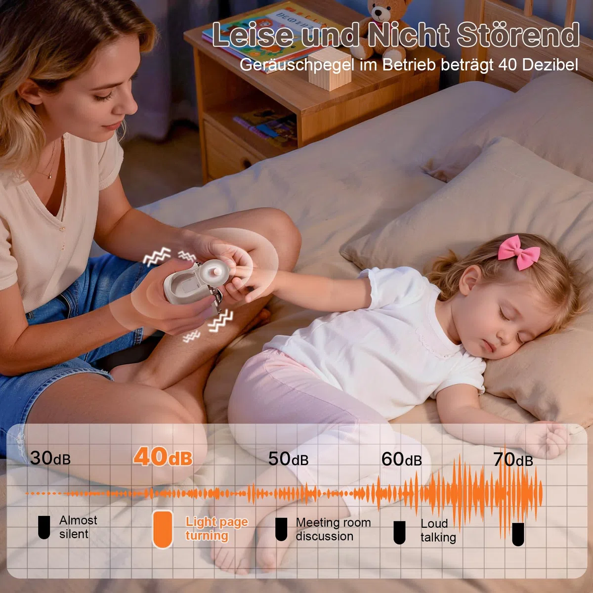 Cortauñas eléctrico 4 en 1 2026 Pro con luz LED y lupa, 3 velocidades para recortar y pulir uñas, Ideal para bebés, personas mayores y adultos, Recorta las uñas fácilmente