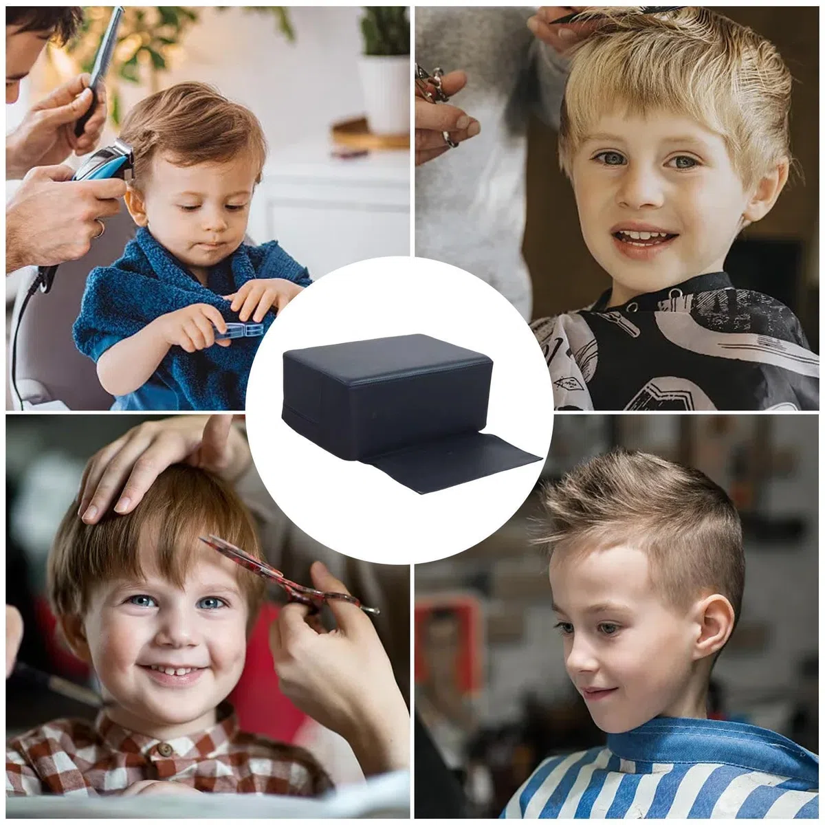Cojín De Corte Para Niños, Asiento De Refuerzo Para Niños, Peluquería Infantil Corte De Con Cojín De Aumento De Altura Impermeable Para Salón Restaurante